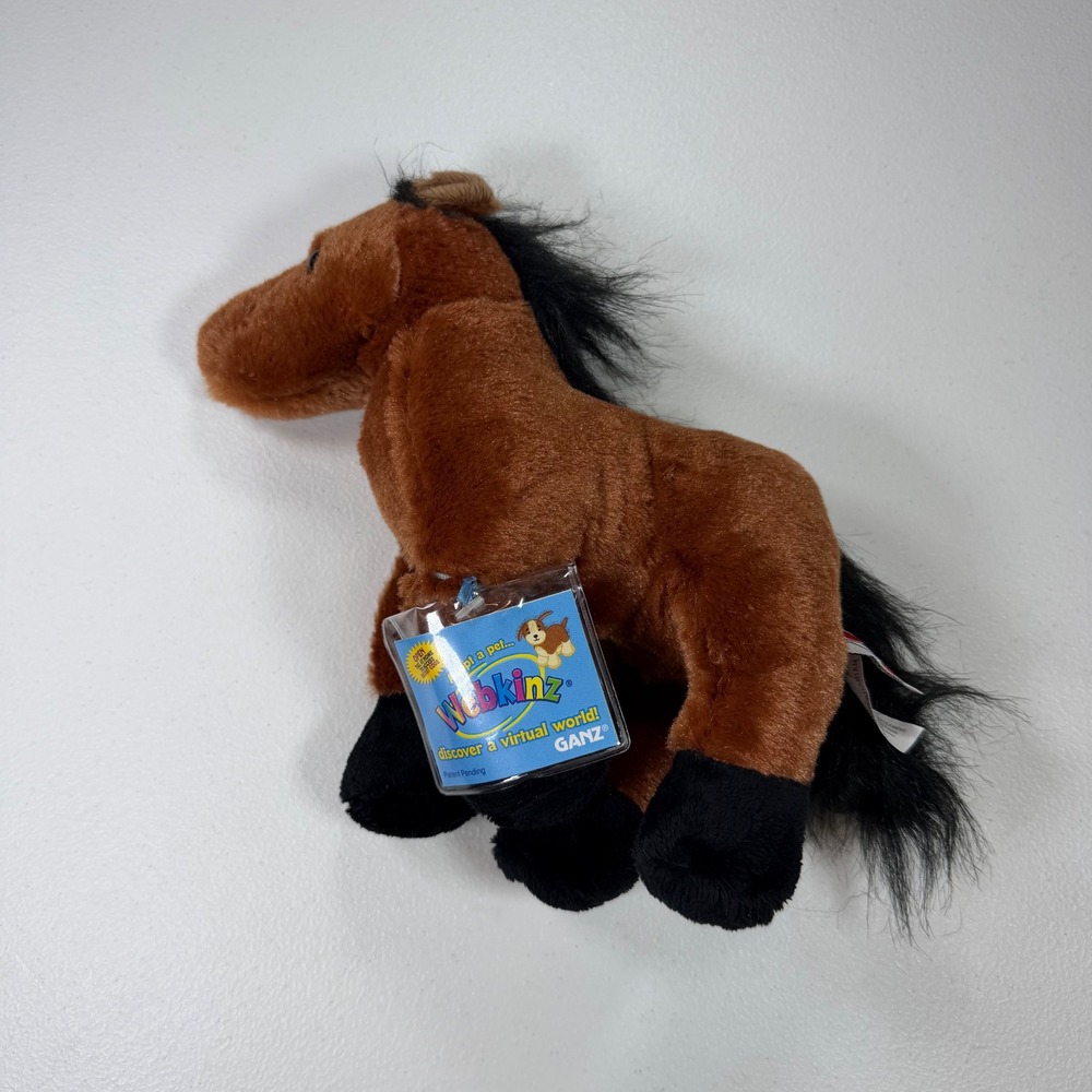 Ganz Webkinz Arabian Horse Plush Toy Unisex OS Brown New Sealed Tag HM101